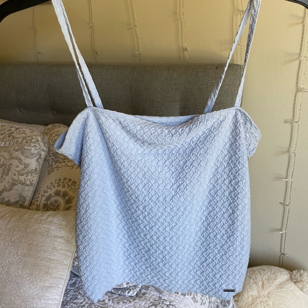 Hollister blue tank